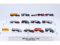 Lot of 13 Micro Machines Vehicles Semi Trucks Trailers 1980's Vintage Galoob