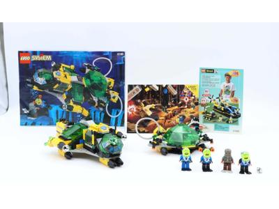 #6180 Hydro Search Sub 100% Complete Lego System 1998 Hydronauts