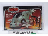 Boba Fett's Slave 1 AFA Qualified 75 Star Wars ESB 1981 Kenner Vehicle Vintage