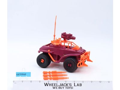 Crimson Cruiser 100% Complete GI Joe Street Fighter 1993 Hasbro Vehicle