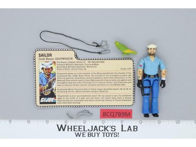 Shipwreck V1 100% Complete G.I. Joe 1985 Hasbro Vintage Action Figure