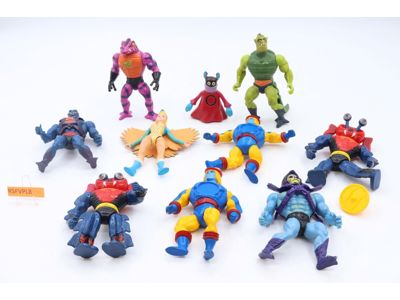 Lot of 10 He-Man Masters Of The Universe MOTU Vintage 1980's Mattel Figures