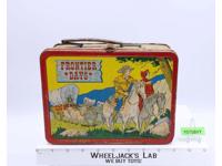 Frontier Days/Pony Express Metal Lunchbox NO THERMOS Ohio Art Co.1957 Vintage