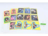 Complete Set of Howard the Duck Trading Card Stickers #1-22 1986 Topps Marvel
