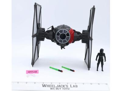 First Order Special Forces Tie Fighter W/ Pilot Complete Star Wars 2015 Hasbro