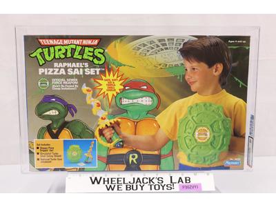 Raphael's Pizza Sai Set AFA HIGHEST GRADED 85 POP 1 TMNT Playmates NEW SEALED