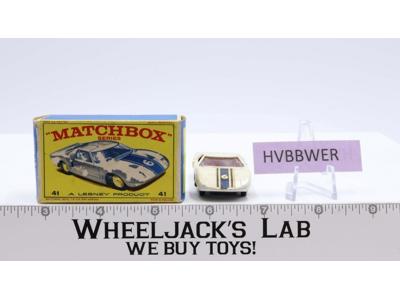 Ford G.T. Racer 41 Lesney Matchbox Series 1960's Made In England