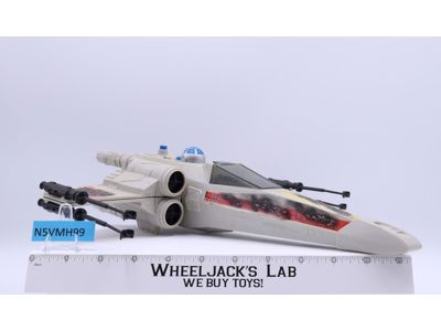 X-Wing Fighter Battle Damaged GREY 100% Complete Star Wars 1977 Kenner Vehicle