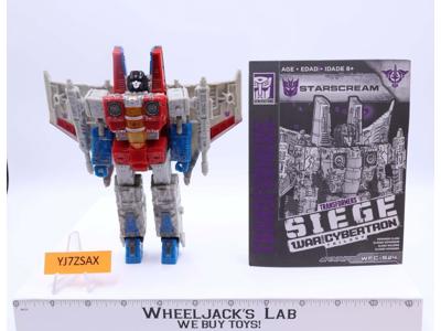 Starscream 100% Complete Transformers Siege War for Cybertron 2018 Hasbro Figure