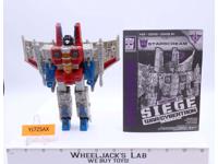 Starscream 100% Complete Transformers Siege War for Cybertron 2018 Hasbro Figure