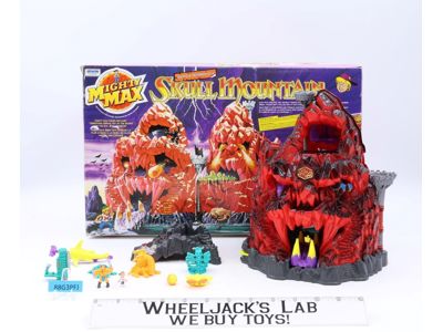 Skull Mountain W/ Box Mighty Max 1992 Bluebird Toys Action Figure Playset
