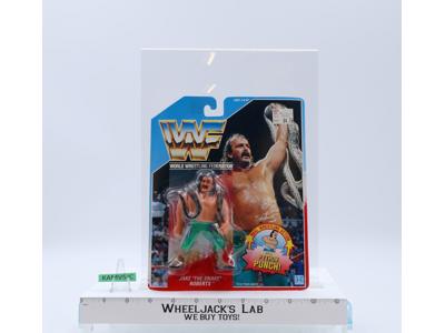 Jake the Snake Roberts Python Punch WWF Wrestling 1990 Hasbro NEW MOSC SEALED