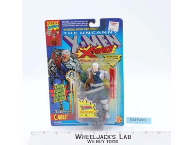 Cable 3rd Edition The Uncanny X-Men X-Force W/TRADING CARD Toy Biz MOSC
