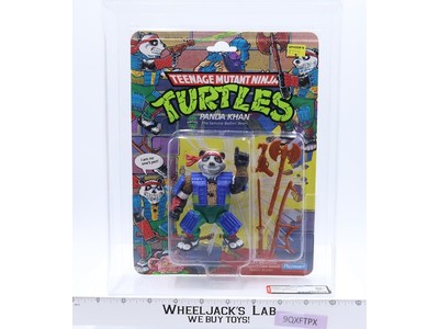 Panda Khan Dark Grey Face AFA GRADED 80+ 80/85/85 TMNT Playmates NEW SEALED