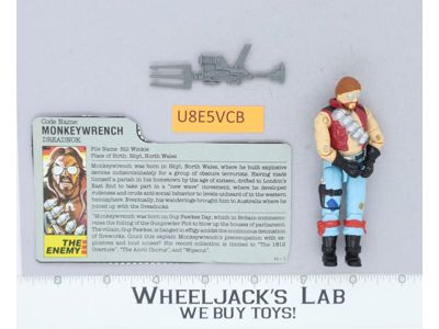 Monkeywrench V1 100% Complete G.I. Joe 1986 Hasbro Vintage Action Figure
