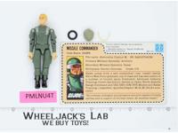 Hawk Straight Arm V1 RED CARD BACK Complete 1982 G.I. Joe Hasbro Vintage