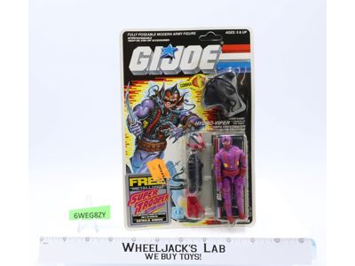 Hydro-Viper G.I. Joe 1988 Hasbro Vintage Action Figure NEW MOSC SEALED