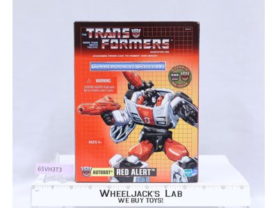 Red Alert Transformers Reissue Commemorative Series 2003 Hasbro Figure NEW MIB