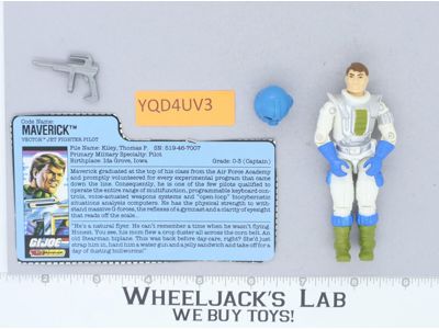 Maverick V1 100% Complete G.I. Joe 1987 Hasbro Vintage Action Figure