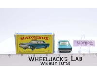 Lincoln Continental 31 Lesney Matchbox Series 1960's Made In England