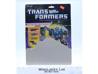 Quake Cardback 1987 Vintage Hasbro G1 Transformers Action Figure