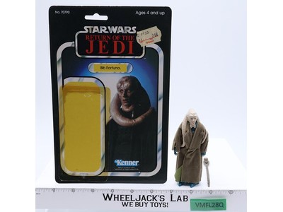 Bib Fortuna 100% Complete Taiwan 65 Back-B Star Wars ROTJ 1983 Kenner NO REPRO