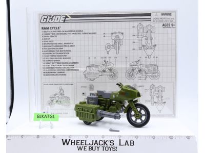 Ram Cycle 100% Complete G.I. Joe 25th Anniv. 2008 Hasbro Action Figure Vehicle