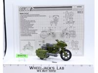 Ram Cycle 100% Complete G.I. Joe 25th Anniv. 2008 Hasbro Action Figure Vehicle