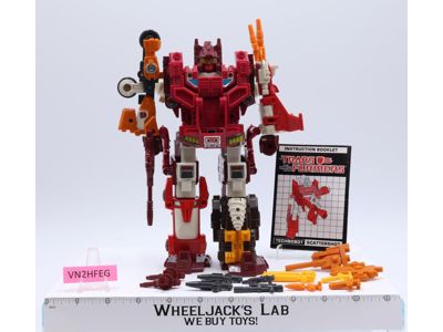 Computron 100% Complete Vintage 1987 G1 Transformers Hasbro Action Figure