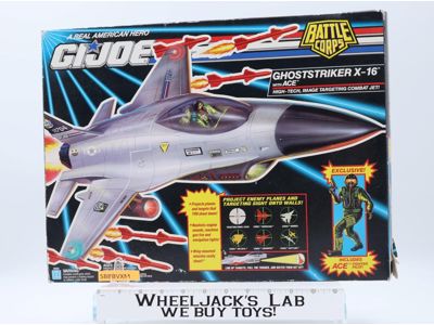 Ghoststriker X-16 W/ Ace GI Joe Battle Corps 1993 Hasbro Action Figure Vehicle