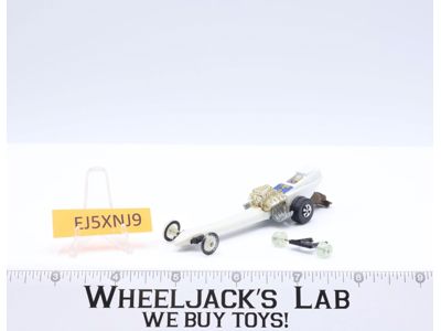Snake Rail Dragster White Enamel 1971 Hot Wheels Mattel Vintage Redline RL