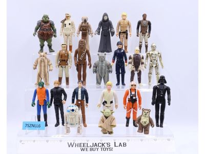 Lot of 22 Star Wars 1970s-1980s Kenner Vintage Action Figures