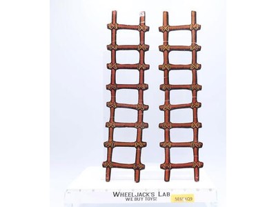 Set of 2 Ladders PART ONLY Original Apes Fortress Planet of the Apes Mego