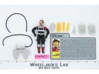 Metal-Head V1 100% Complete G.I. Joe 1990 Hasbro Vintage Action Figure