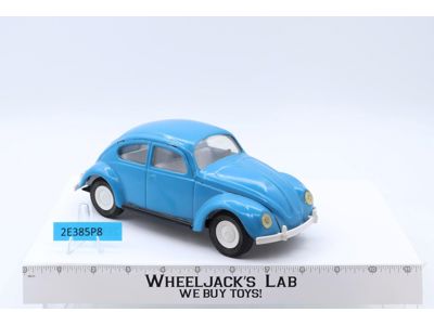 Volkswagen VW Beetle Diecast Metal Blue Car 8.5" 1960's Tonka Toys Vintage 52680