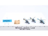 Attack Helicopters 100% Complete Mega Force 1989 Kenner Action Figure Vehicles