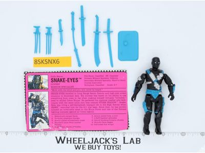 Snake Eyes V5 100% Complete 1993 G.I. Joe Hasbro Vintage Action Figure