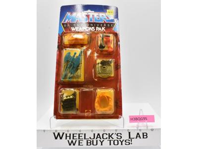 Weapons Pak He-Man Masters of the Universe MOTU 1985 Mattel NEW MOSC SEALED