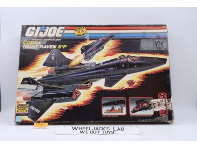 Cobra Night Raven S3P W/Strato-Viper Complete W/Box G.I. Joe 1986 Hasbro Vintage