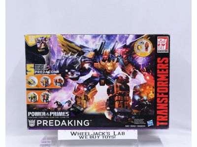 Predaking 100% Complete Transformers Power of the Primes 2017 Hasbro Figure