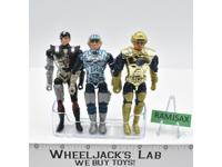 Lot of 3 Captain Power Soldiers Action Figure Mattel 1986 Vintage