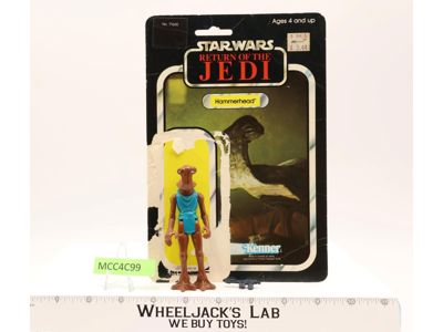 Hammerhead 100% Complete 77 Back-A Star Wars ROTJ 1983 Kenner Figure NO REPRO