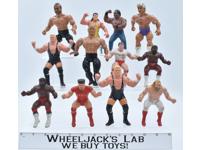 Lot of 12 Wrestling Action Figures WCW 1990 Galoob LJN Remco Vintage