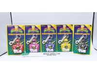 Lot of 5 Key Ring Coin Cases Power Rangers 1993 Saban