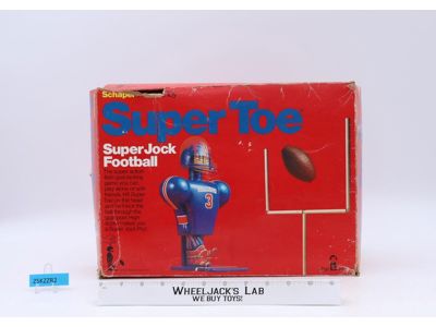 Super Toe Football 1005 Compete Super Jock 1976 Schaper Kicker Toy Game