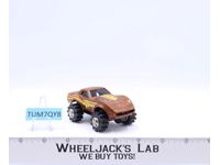 Corvette Car 4X4 1981 LJN Toys Rough Riders Stomper Vintage Brown *WORKS*