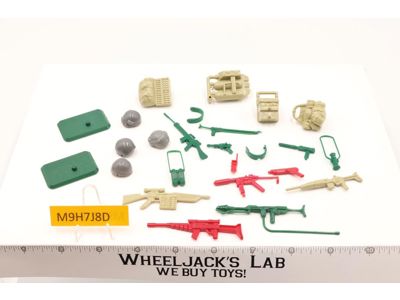 Lot Battle Gear Accessory 3 Set 1 Complete 1985 Weapons G.I. Joe Vintage