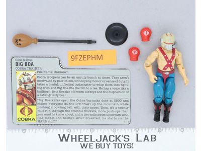 Big Boa V1 100% Complete G.I. Joe 1987 Hasbro Vintage Action Figure