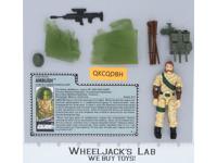 Ambush V1 100% Complete 1990 G.I. Joe Hasbro Vintage Action Figure
