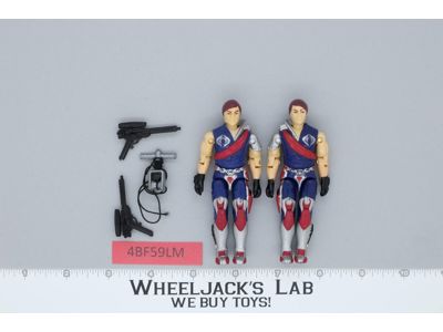 Tomax & Xamot V1 100% Complete G.I. Joe 1985 Hasbro Vintage Action Figure